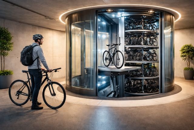 automated bike rack