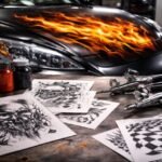 automotive airbrush stencils