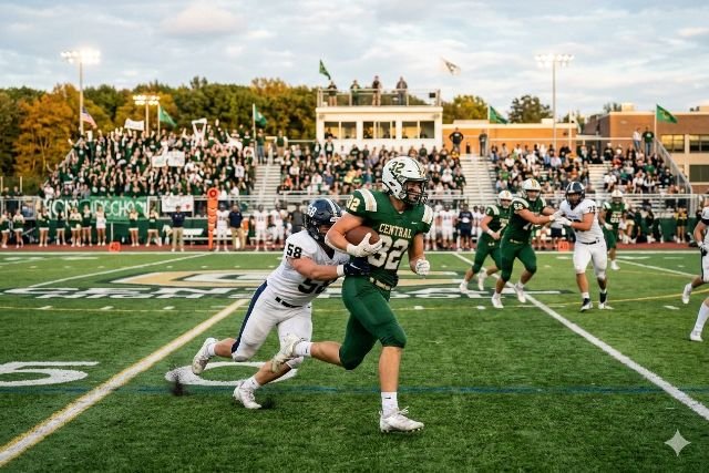 central high school football schedule