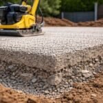 compacted gravel base