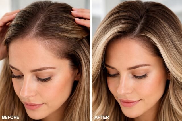 hair extensions receding hairline