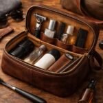 leather dopp kit