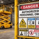 lift safety signs