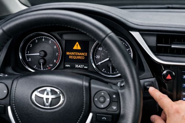 reset maintenance light toyota corolla
