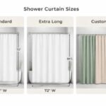 shower curtain sizes