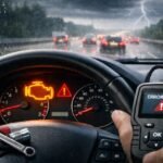 why is my check engine light flashing